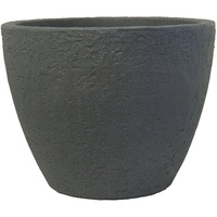 Fuchs Versand 24/7 Pflanzkübel Pflanzkübel Stone rund aus Kunststoff Steinoptik grau Ø 50 cm