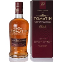 Tomatin Whisky Tomatin 15 Years Old Portuguese Collection PORT CASKS 2006 46% Vol. 0,7l in Geschenkbox
