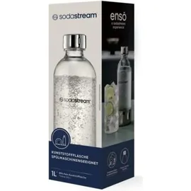 Sodastream Bottle 1L silber/transparent