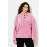 Ulla Popken Sweatshirt in himbeere | Gr.: 58-60