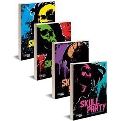 Skull Party Komplettpack 1-4 - Melanie Schober  Taschenbuch
