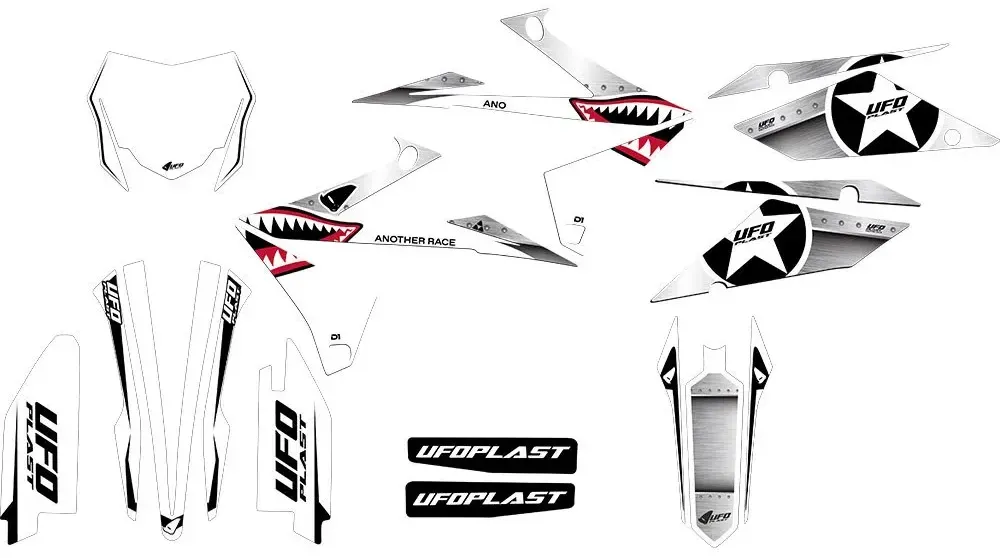 Ufo General Suzuki Aufkleber - White - One Size