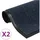 vidaXL Schmutzfangmatte 90 x 150 cm Blau
