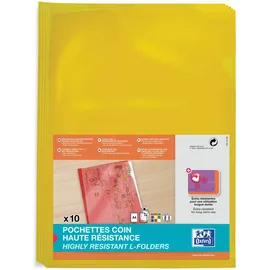 Oxford Sichthüllen transparent DIN A4 PVC Gelb 1 St.