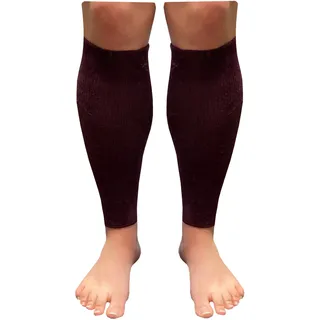 wobera ANGORA Wadenwärmer oder Stulpen (Größe: L/XL; Farbe: bordeaux) - L-XL