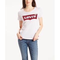 Levi's Damen The Perfect Tee T-Shirt,Batwing White,XXS