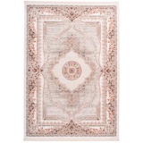 XXXLutz Vintage-Teppich Grau, Rosa, - 120x180 cm,