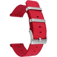 BBZ 24MM Premium-Uhrenarmbänder aus Nylon mit Schnellverschluss Kompatibel mit Suunto 9 Spartan