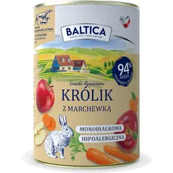 BALTICA Kaninchen Nassfutter mit Karotten 400g getreidefrei