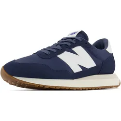 Sneaker NEW BALANCE "M237", Gr. 42,5, blau, Leder, Textil, sportlich, Schuhe