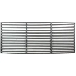 Baumarktplus Grillrost 67x40cm rechteckig emailliert Rost Grillgitter Gusseisen Grillplatte