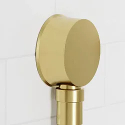 Steinberg Serie 350 Brauseanschlussbogen 350 1660 BG, Badarmaturen, brushed gold
