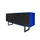 WoodMan Kommode WOODMAN, blau (dunkel blau), B:175cm H:75cm T:45cm, Sideboards, Kommode, mit besonderem Print, mit push-to-open Funktion, FSC