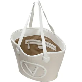 Valentino Covent Shopper Naturale/Bianco