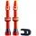 CushCore Presta Tubeless Ventile 55 mm - orange