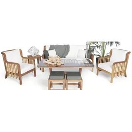 aea Couch 3-Sitzer braun