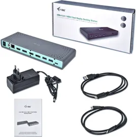 iTEC i-tec USB-C/A 4K Dual Display Docking Station HDMI/DP/6xUSB/Audio