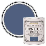 Rust-Oleum Shabby Chic blau Vintage Kreidefarbe für Möbel, wasserbasiert, geruchsarm - Tinte Blau 750ML