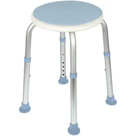 Vital Comfort Duschhocker höhenverstellbar 360 Grad drehbar blau
