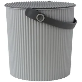 hachiman-kasei.co.,ltd Hachiman Eimer mit Deckel 10 l 10-tlg. hellgrau/grau