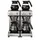Bravilor Bonamat Matic Twin Kaffeemaschine Festwasser inkl. 4 Glaskannen 1,7l