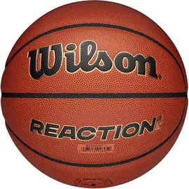 Wilson Reaction Pro Basketball, Braun/Gold, Gr. 6