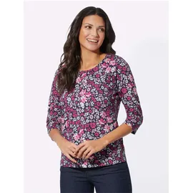 Classic Basics T-Shirt 3/4-Arm blau 38