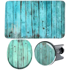 Sanilo Badaccessoire-Set 3-tlg., Lumber - tuerkis