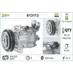 Kompressor Klimaanlage VALEO 813113