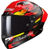 LS2 LS2, Integraler Motorradhelm Thunder GP AERO Fire Red Black, M