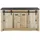 Lomadox Spülenschrank SHELTON-61 161 x 93 x 64 cm Beige