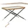 Mauro Ferretti Couchtisch Mehrfarbig Rattan 50 x 70 x 45 cm