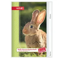 ROTH Hausaufgabenheft für clevere Faule Kids & Tiere 2026/2027 – 1 Stück (89546)