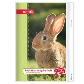 ROTH Hausaufgabenheft für clevere Faule Kids & Tiere 2026/2027 – 1 Stück (89546)