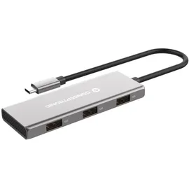 Conceptronic HUBBIES17G USB 3.2 Gen 2 (3.1 Gen 2) Type-C 10000 Mbit/s Grau