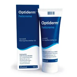 Optiderm Fettcreme bei Juckreiz und trockener Haut 100 g Creme