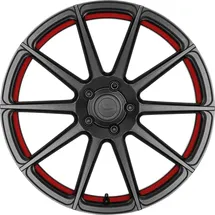 Barracuda Project 2.0 mattgunmetal Undercut Colour Trim rot 10.5x20 ET40 5x120 72,6,