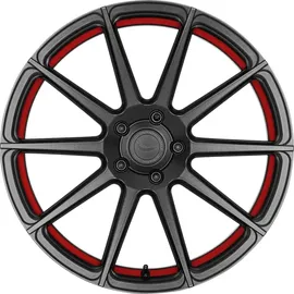 Barracuda Project 2.0 mattgunmetal Undercut Colour Trim rot 10.5x20 ET40 5x120 72,6,
