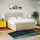 vidaXL Boxspringbett 180 x 200 cm Creme