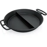 Was Eisenguss-Riesenpfanne 65 cm  mit Mittelsteg