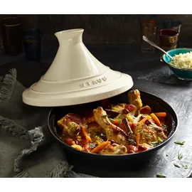 Staub Tajine 28 cm cream