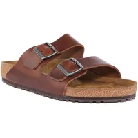 BIRKENSTOCK Herren Sandale Arizona Naturleder Normal Braun 43 - 43 EU