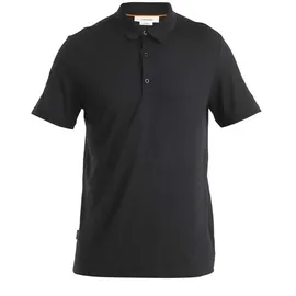 Icebreaker Merino 150 Tech Lite Iii Kurzarm-poloshirt - Black - 2XL
