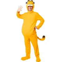 Funidelia | Garfield Kostüm für Herren und Damen Zeichentrickfilm, Film und Serien, Kätzchen - Kostüm für Erwachsene & Verkleidung für Partys, Karneval & Halloween - Größe M - L - Orange