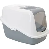 Savic Katzentoilette Nestor 56 cm x 39 cm x 38,5 cm Weiß/Grau