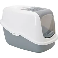 Savic Katzentoilette Nestor 56 cm x 39 cm x 38,5 cm Weiß/Grau