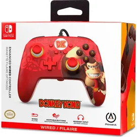 PowerA Donkey Kong Flex Controller Rot Nintendo Switch