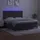 vidaXL Boxspringbett 180 x 200 cm Dunkelgrau