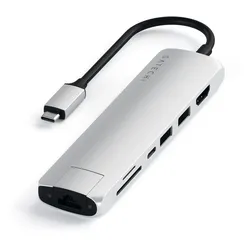 Satechi Type-C Multi-Port Hub 4K Ethernet Slim silver