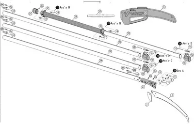 Ersatzblatt Hayate 420 mm, 6,5 ZpZ KSI037342-L4